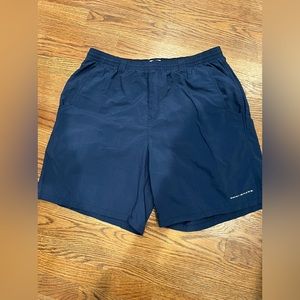 Columbia PFG Omni Shade Men’s fishing shorts Navy size Med. EUC